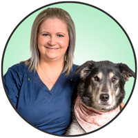 Brittni Jensen is one of the friendly helpful, receptionists at McLeod Vet Hospital.