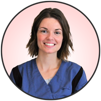 Joëlle Bailey is one of the compasionate animal health technologists with the friendly staff at McLeod Vet Hospital.